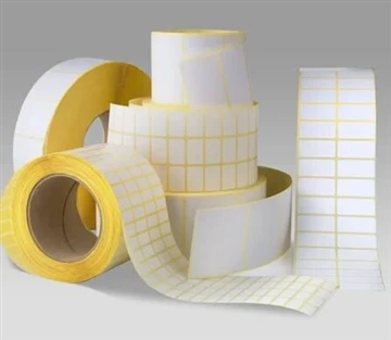 White Sticky Labels With Matte Surface